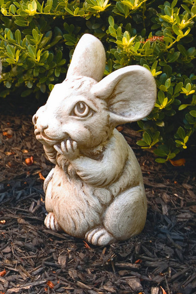 Rico Mouse the Garden Mouse made of Cement Statue Mice Cute